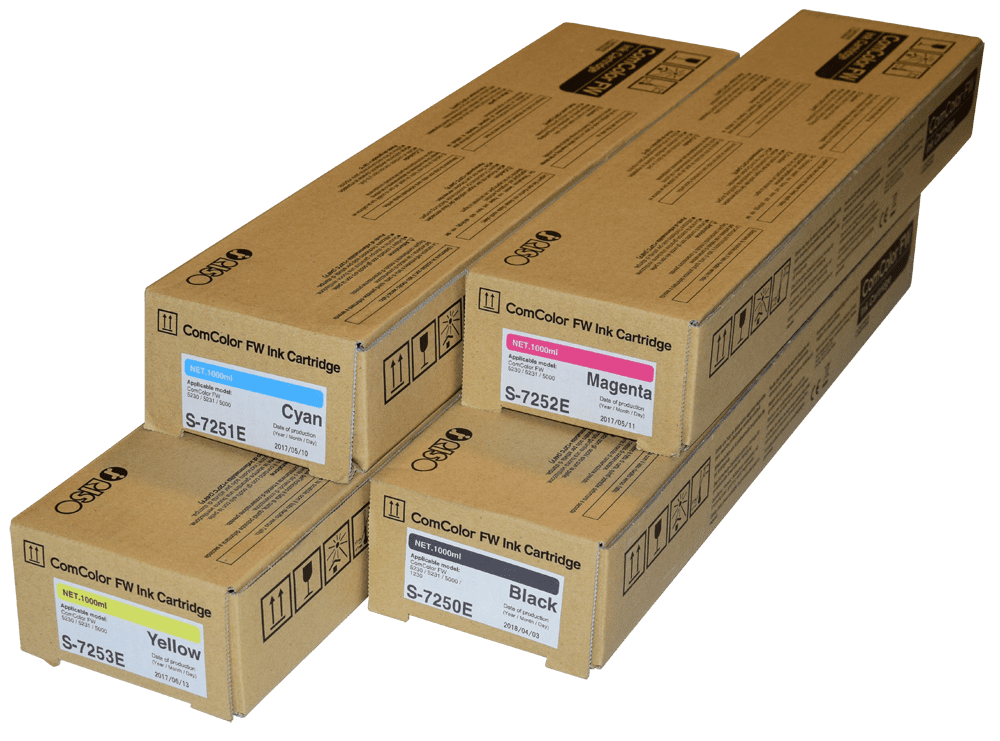 Tusze ComColor -materiały eksploatacyjne do RISO