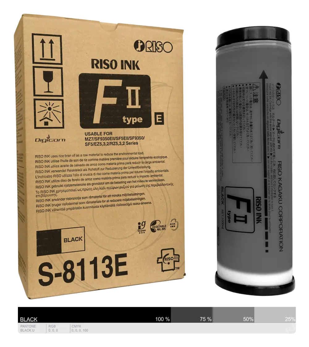 Riso-Farba-ink-F-II-type-E-Black-S-8113E