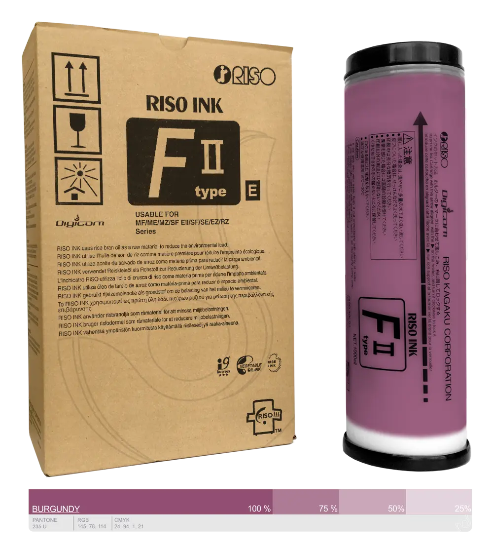 Ink-Farba-Riso-F-II-type-E-Burgundy-S-8117E