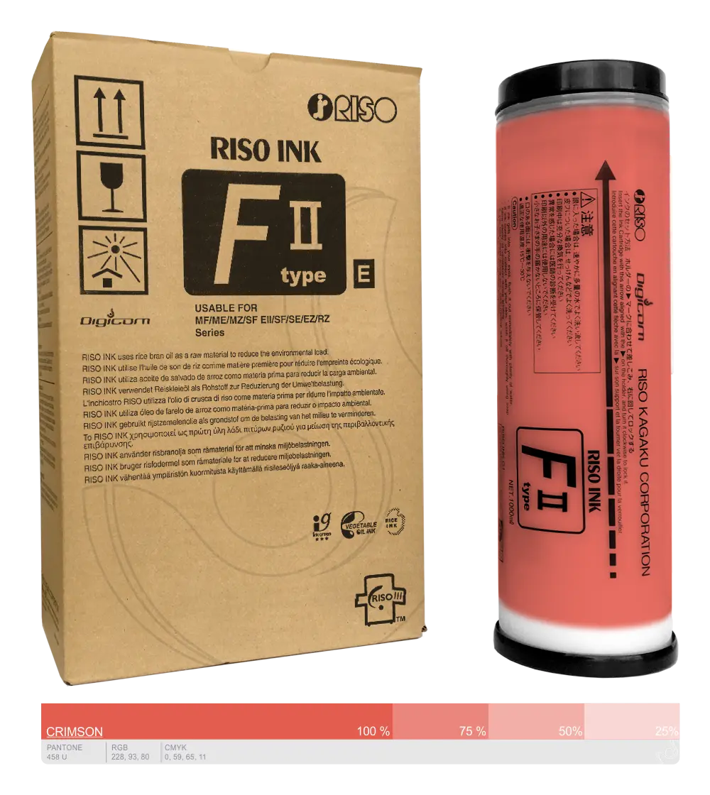 Ink-Farba-Riso-F-II-type-E-Crimson-S-8187E