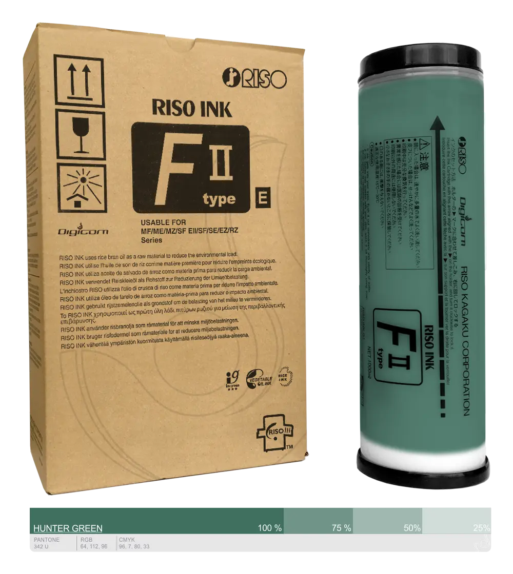Ink-Farba-Riso-F-II-type-hunter green-S-8185E